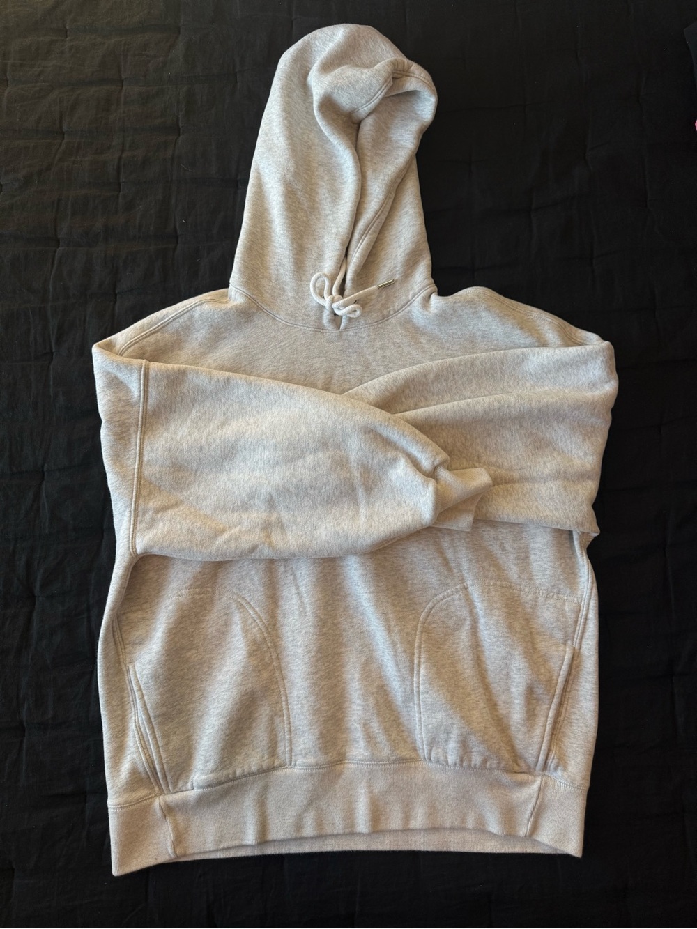 Abercrombie oversized hoodie grey